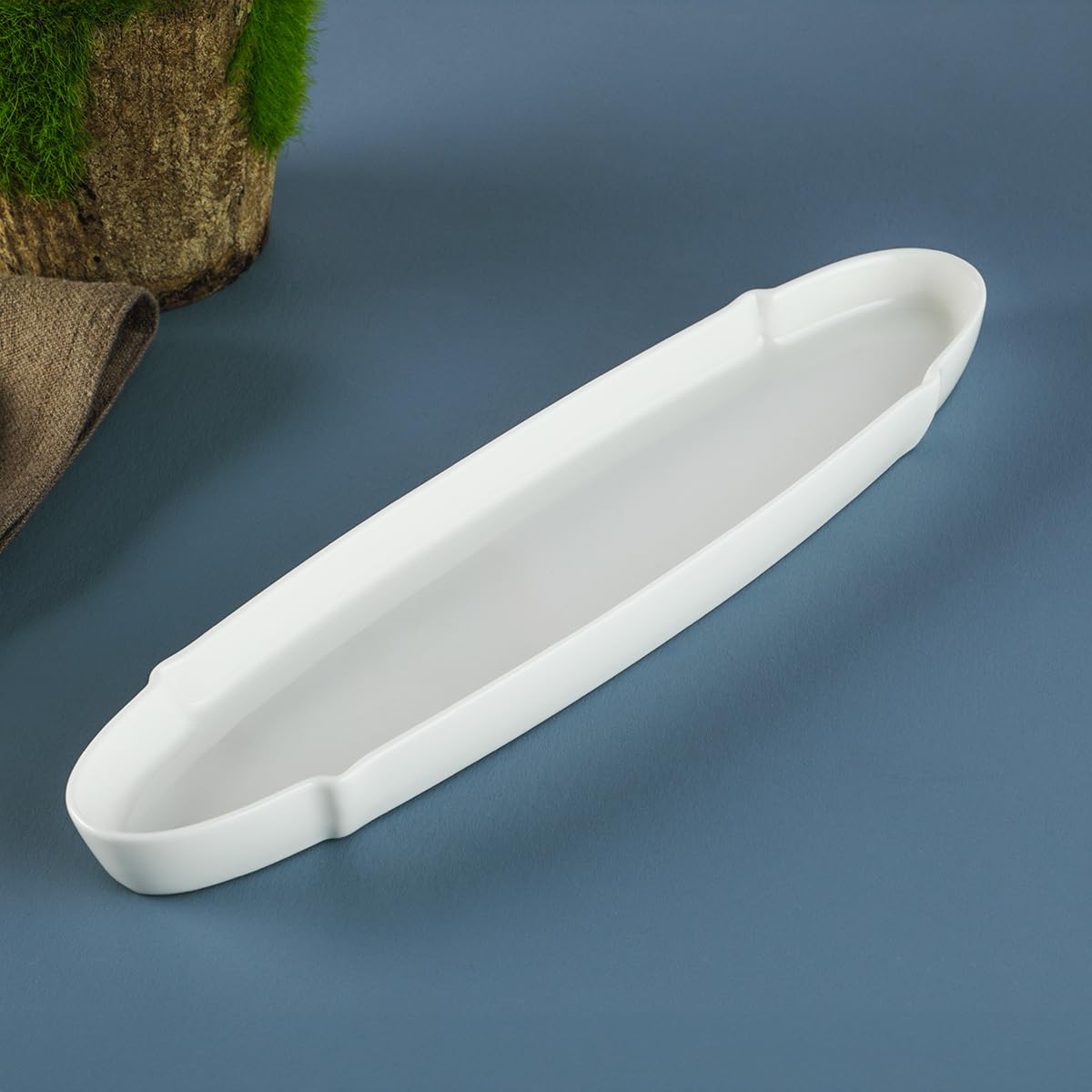 Aryıldız Lunar Yuvarlak Zeytin Servis Tabağı Renkli Desenli 25 Cm