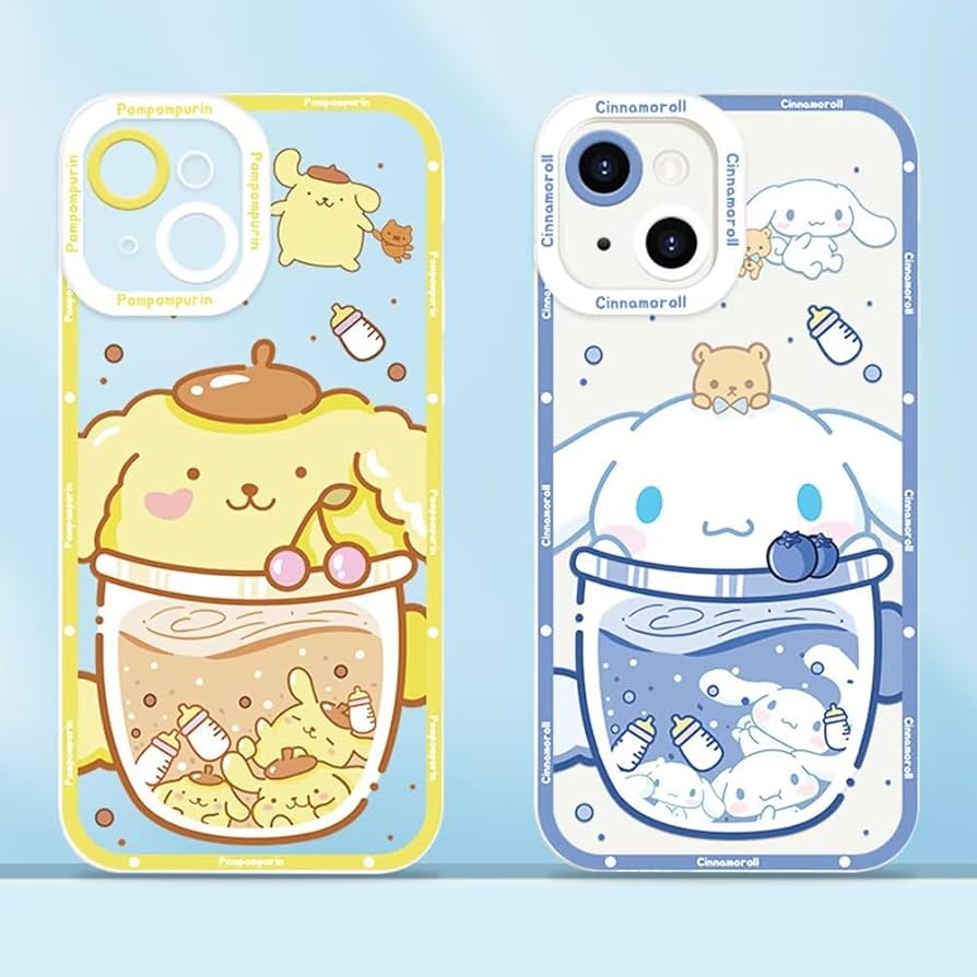 Amazon.co.jp: サンリオ ポムポムプリン iphone15 用 ケース かわいい