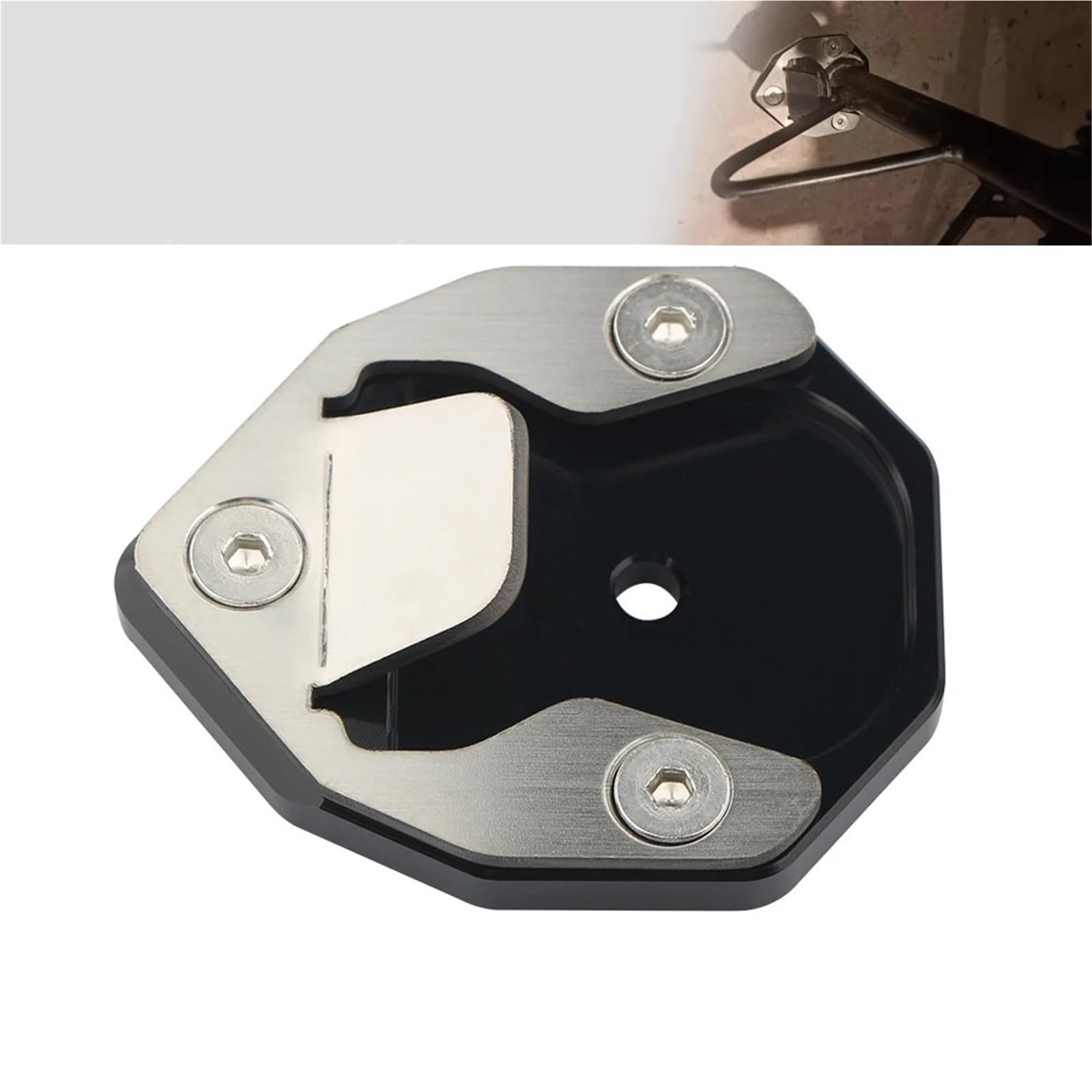 adapter podpórki Pasuje do Himalayan 2018-2023 SCRAM 411 2021-2024 Podpórka boczna Przedłużenie stojaka Podkładka powiększająca