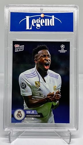 Certified Mint+ Vini Jr. 2023 Topps Now #104 Real Madrid Spectacular Opener Trading Card