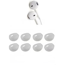 4 Pairs Ear Buds Covers Ear Gel for iPhone EarPods/Wired Earphones