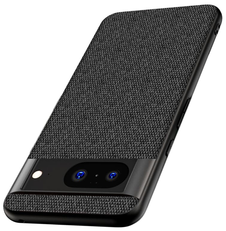 Kapa Soft Full Fabric Protective Back Case Cover for Google Pixel 8 | Shockproof Slim Hard Anti Slip Back Case (Black) (B0CNJTFYCZ) Amazon Price History, Amazon Price Tracker