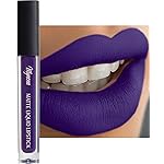Mynena Bright Violet Purple Matte Liquid Lipstick | Long-Lasting Comfort | Smudge-Proof Transfer-Resistant | Full Coverage Non-Drying | Vegan & Cruelty-Free | All-Day Wear Lip Color | Violet