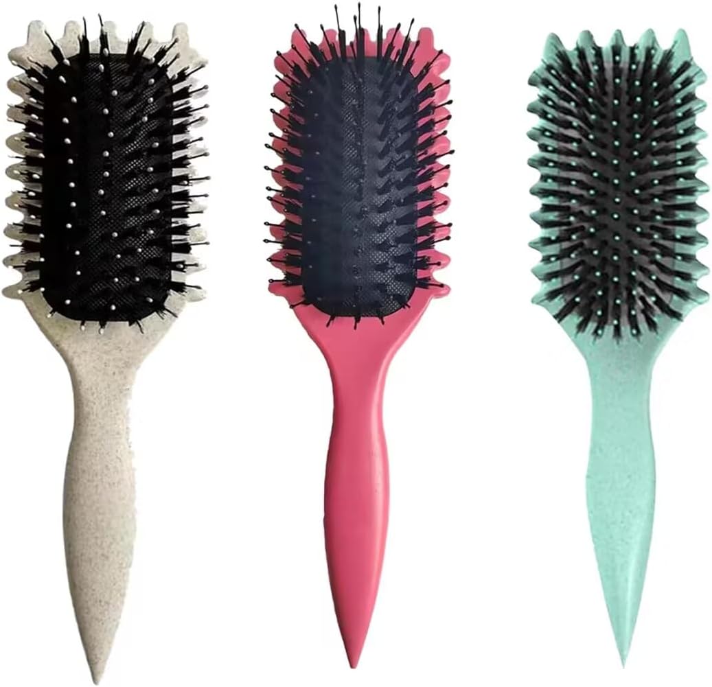 Curl Defining Brush, 2024 Newest Boar Bristle Hair Brush