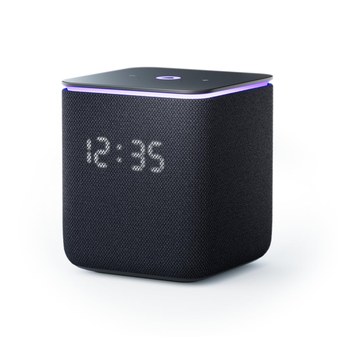 Yango Yasmina Midi | Smart AI Speaker | Premium Sound, Deep Bass & Stereo Pairing | Speaks English & Arabic | YangoPlay unlimited Movies, Series, Music, Quran | Kids Teacher & Translator | Black