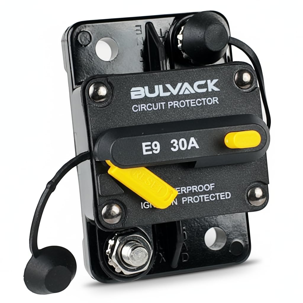E9 3/8" Studs 300 Amp Circuit Breaker with Manual Reset for Automotive Boat ATV Vehicles Stereo Car Audio | 12V - 48V DC | Waterproof IP67 Switchable Hi-Amp 300A - Extended Surface Mount — Amazon image 11