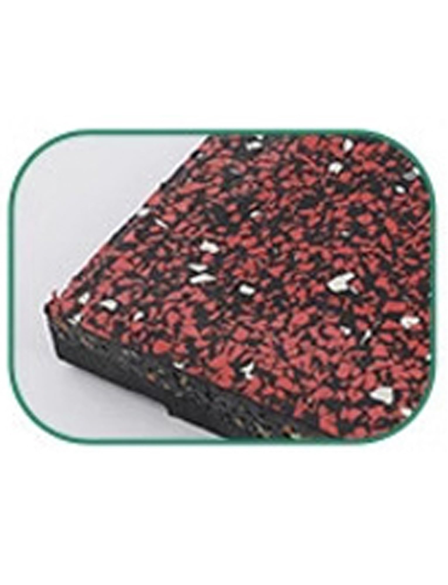 Piastrelle in gomma for il fitness da 20 mm (piastrelle da 20 x 20 pollici) Tappetini in gomma ad incastro for palestra domestica, tappetini for esercizi, tappetini for attrezzature e pavimenti for sa