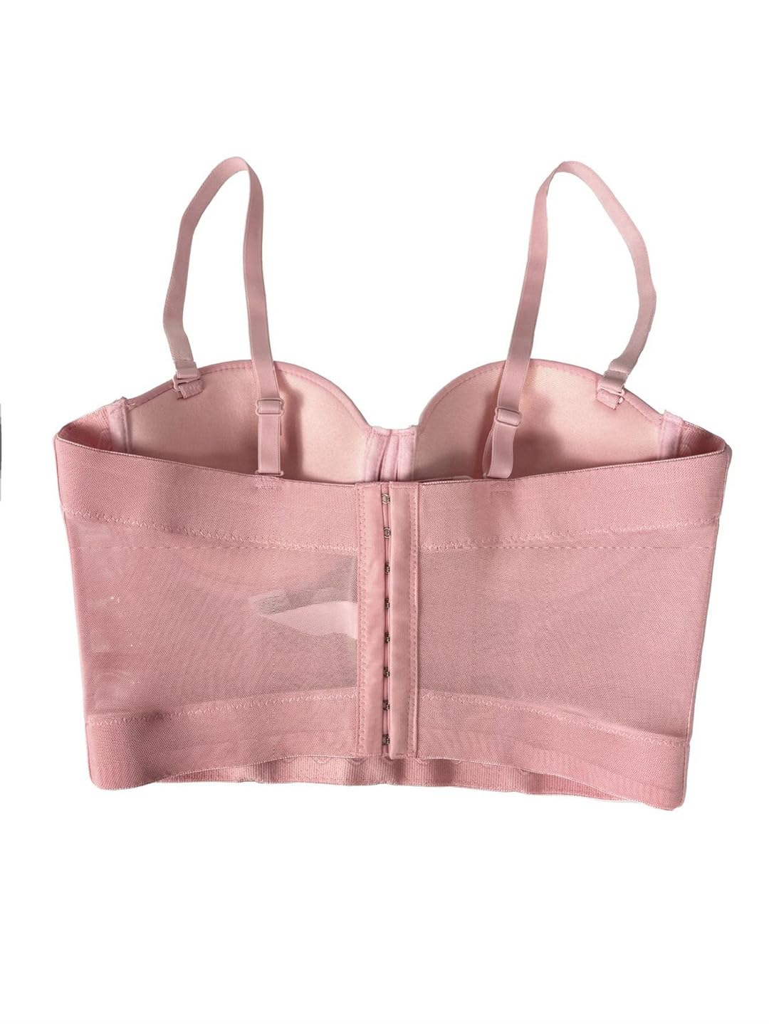 Yeuyyben Top corto da donna con paillettes corsetto senza maniche strass party club street style slim fit moda canotta