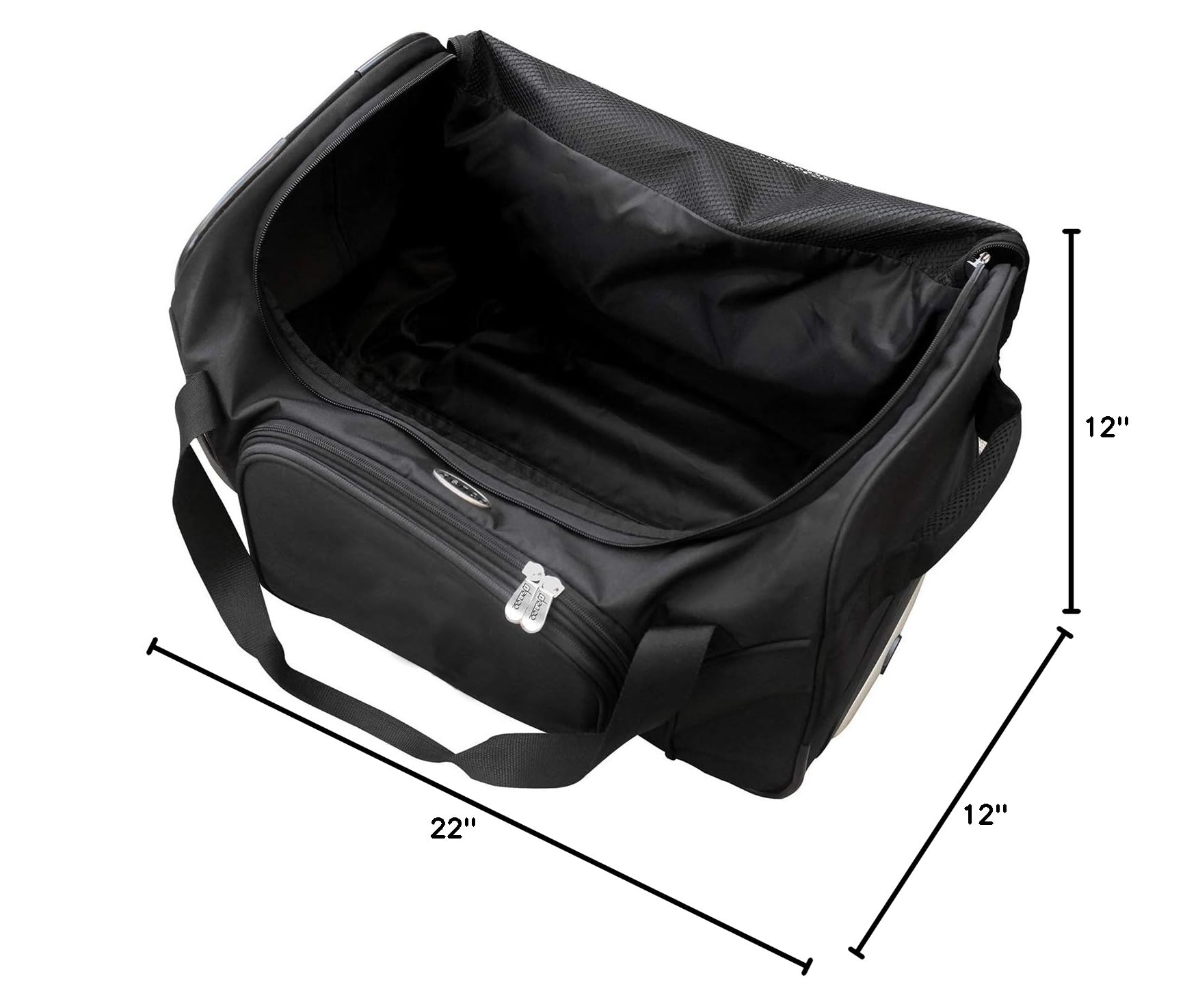 NCAA Wheeled Duffel Bag, 22-inches