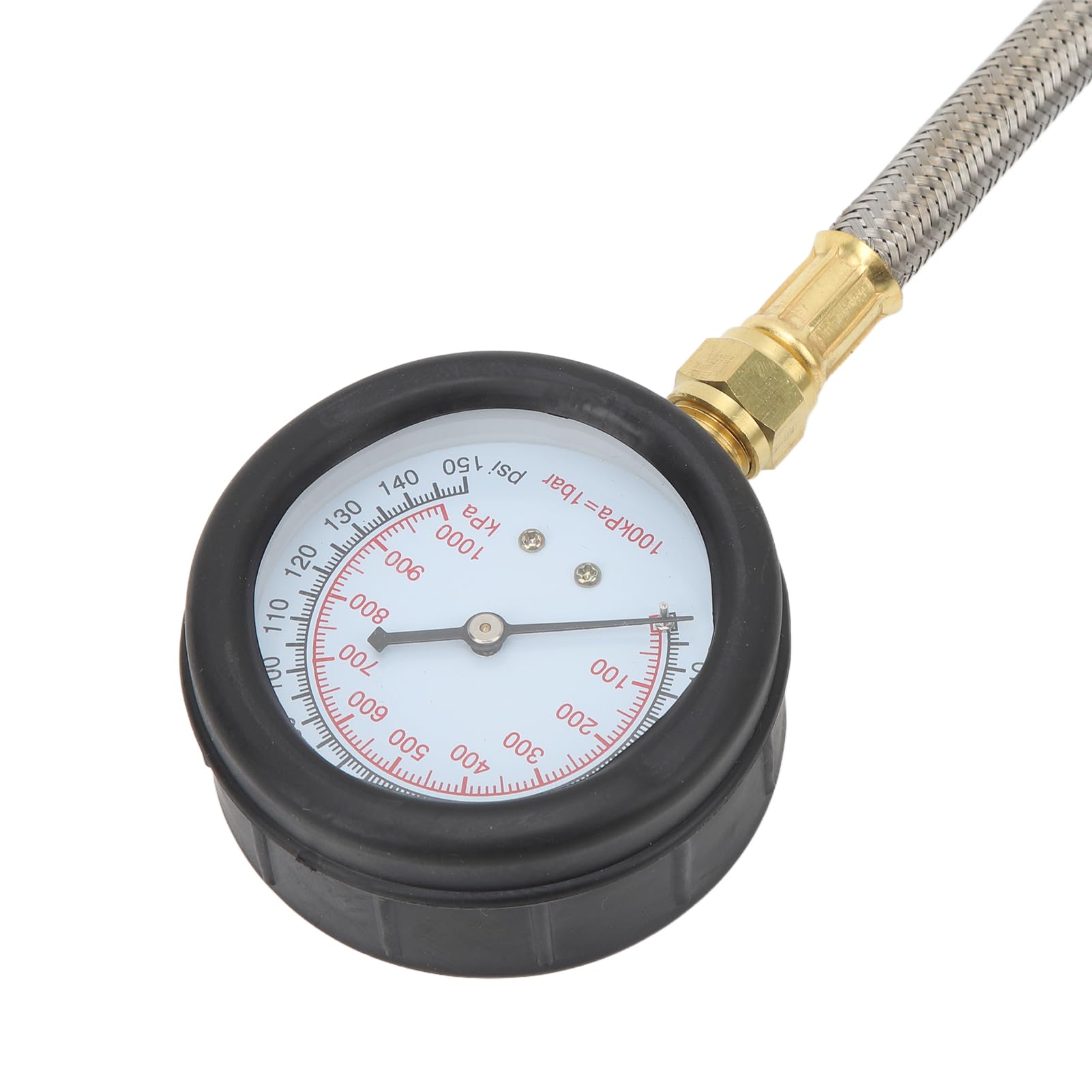 YUYTE Narzędzie do Pomiaru Ciśnienia z 15 Adapterami Obciążeniowymi, Skala 0–150 Psi, Umożliwiające dokładną diagnostykę Ciśnienia w Pojazdach