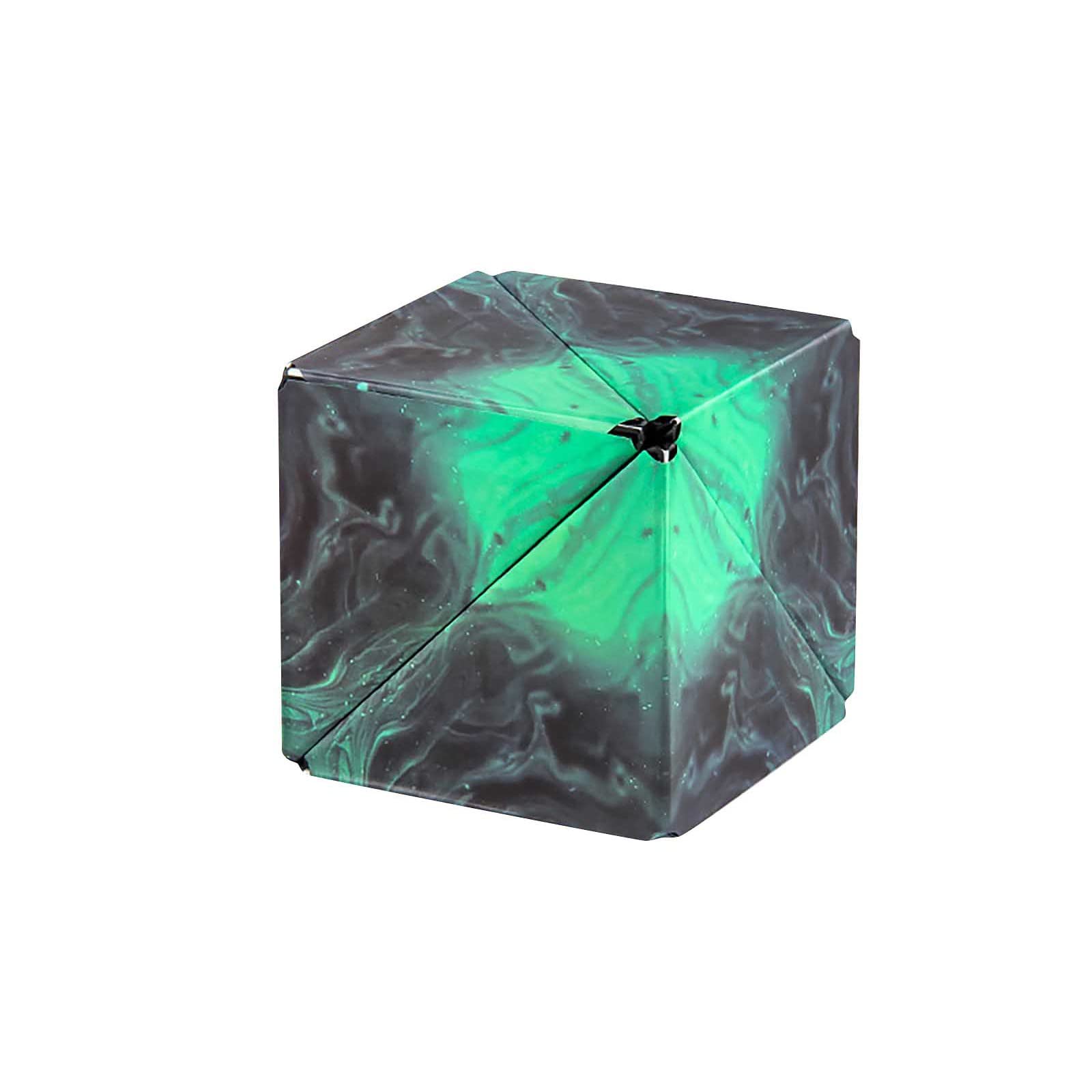 Shape Changing Magic Cube Anti-Stress Toy，3D Infinity Cube Transforming Cubes，Variety Magic 3D Puzzle Cubes 70+ shapes convertible magnetic cubes for 3-6 year olds Gift Collection (N)