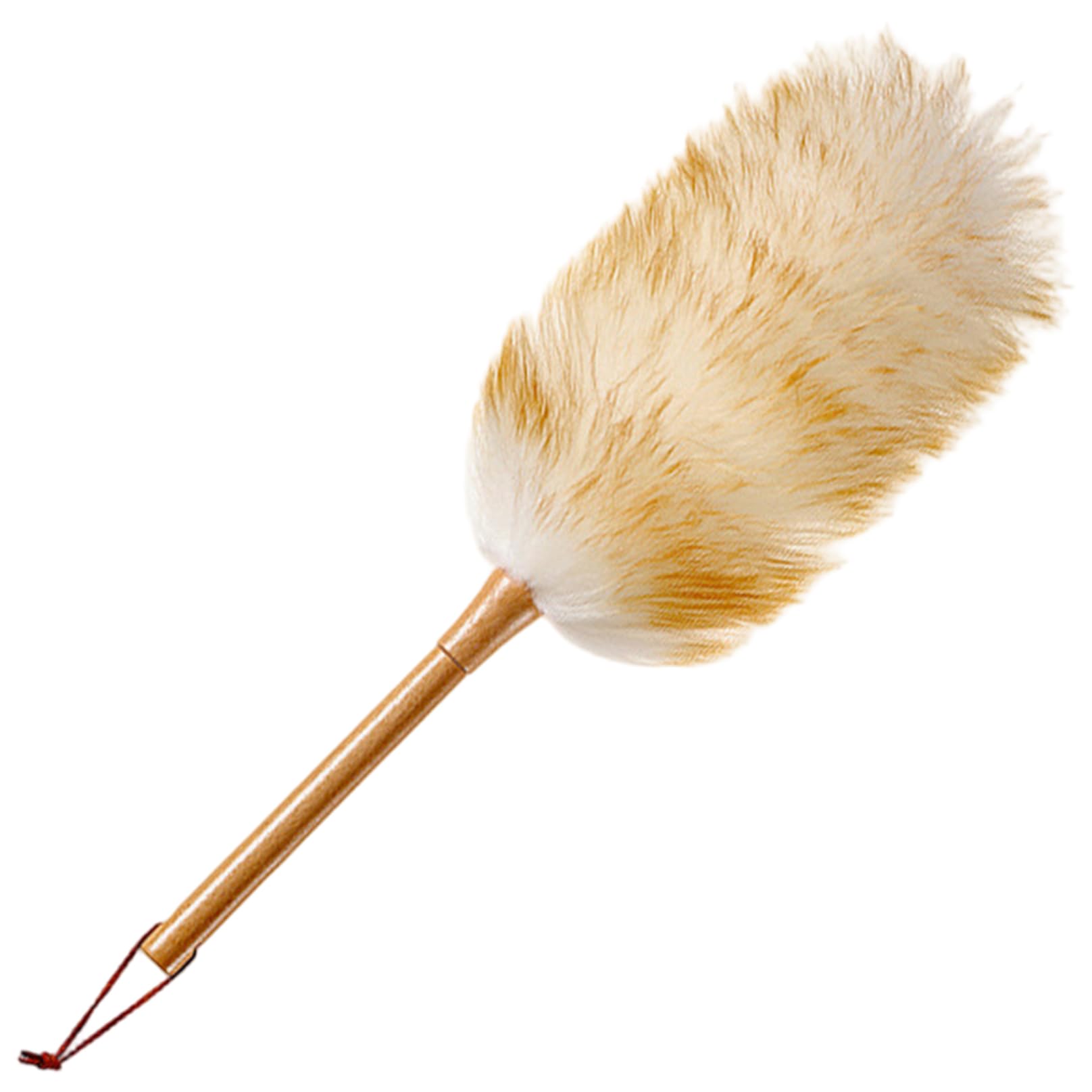 Garrrdenfurni Dusters for Cleaning 20in Static Fluffy Lambswool Duster with Wood Handle Bendable Washable Cleaning Tools for Ceiling Fan Window Computer Shelves