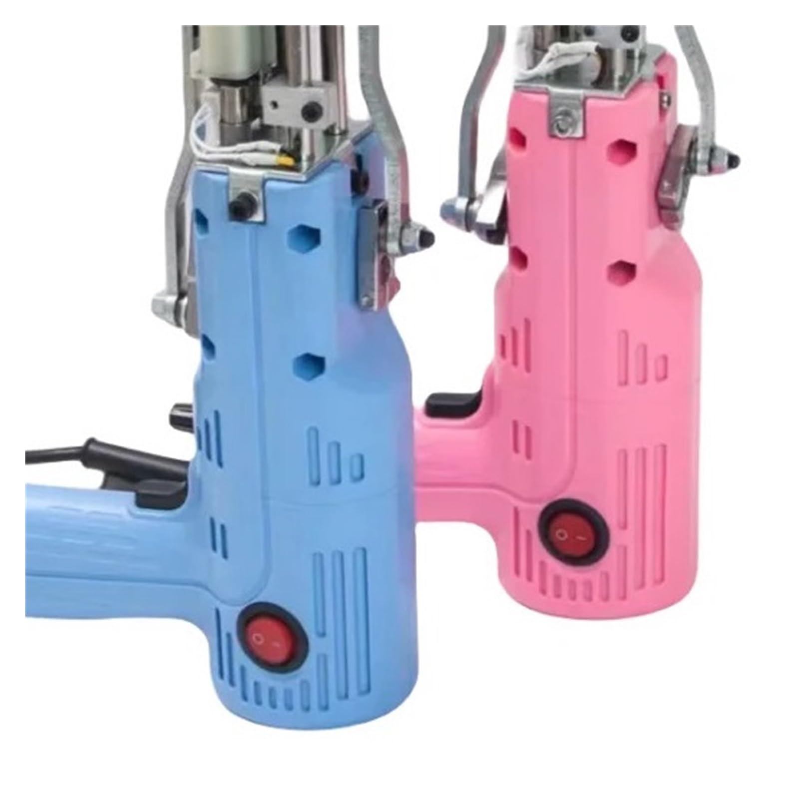 Pistolet Do Tuftingu 2 W 1, Zestaw Startowy Pistoletu Dywanów Z Ciętym Włosiem Pętelkowym, Ulepszony Elektryczny Wyrobu Bezpieczny I łAtwy W UżYciu(Pink)