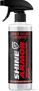 SHINE ARMOR Iron & Fall Out Remover 16 Oz Quick Rust & Iron Remover for Car Detailing Non Acid PH Balanced Solution