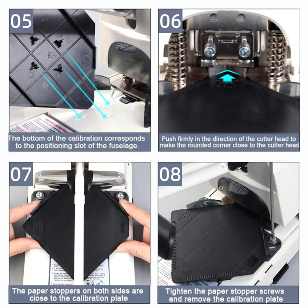 Generisch 6-in-1-locher, Kapazität: 100 Blatt | Austauschbare Formen, Metallkonstruktionen, Papierbastelarbeiten