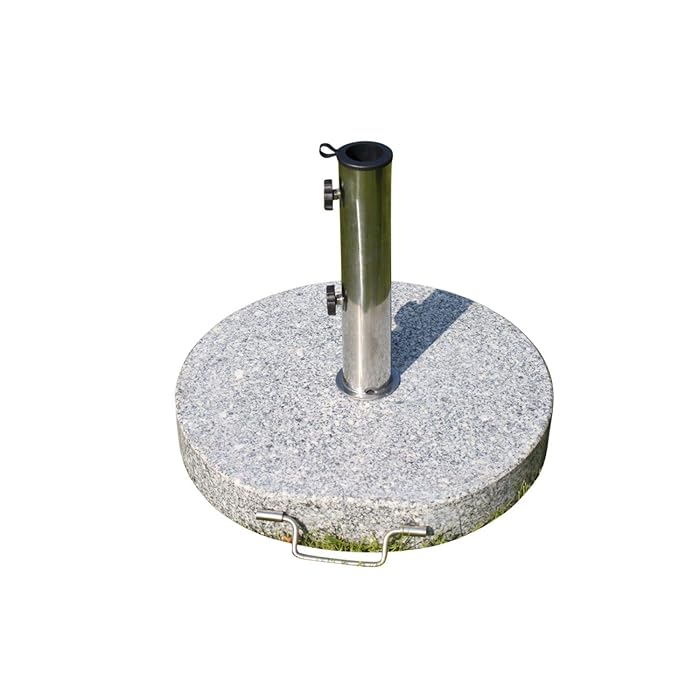 Buy Large Round Granite Parasol Umbrella Base Weight 30KGS With