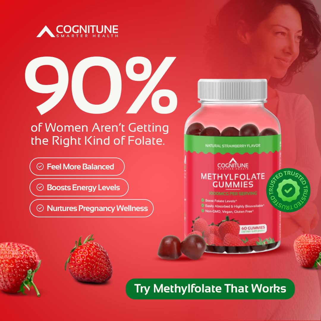 CogniTune Methylfolate Gummies for Kids and Adults 1000mcg 60 Count — Amazon image 8