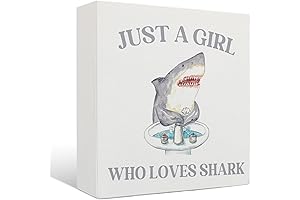 A Wooden Sign for Shark Lovers – Ideal for Home Décor and Fun Gifts