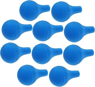 VILLFUL Cuentagotas De Uso Duradero 10 Unidades Tapón De Silicona Para Pipeta Graduada Color Aleatorio
