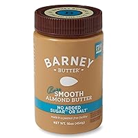 Vista 11 de Mantequilla de Almendras Barney Butter, Textura Crujiente, Frasco de 10 Onzas, Sin Azúcar ni Sal Añadida, Almendras Sin Piel, No Requiere Mezcla