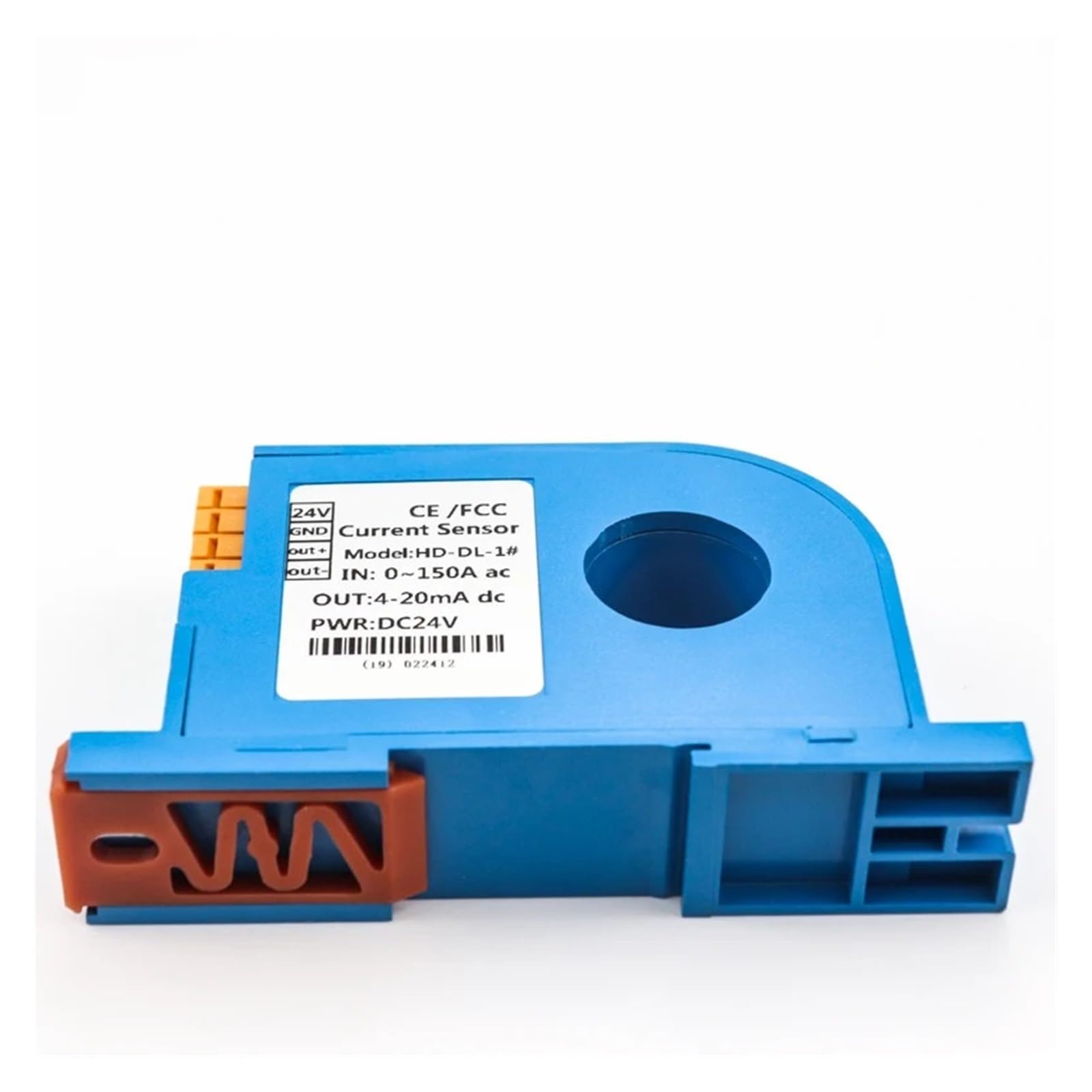 Przetwornik prądu zamkniętego Halla z wyjściem 4,20 mA i szyną DIN 0-400 A, 0-10 V DC (4-20 A, 0-500 A DC-22 MM-AC 220V)