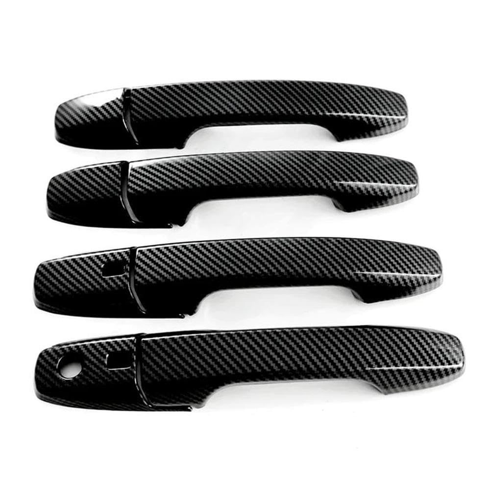 SXQPOCAR for Toyota Yaris Ativ Vios 2023 2024 Car Door Handle Cover Trim Exterior Parts ABS Carbon Fiber Replacement Parts