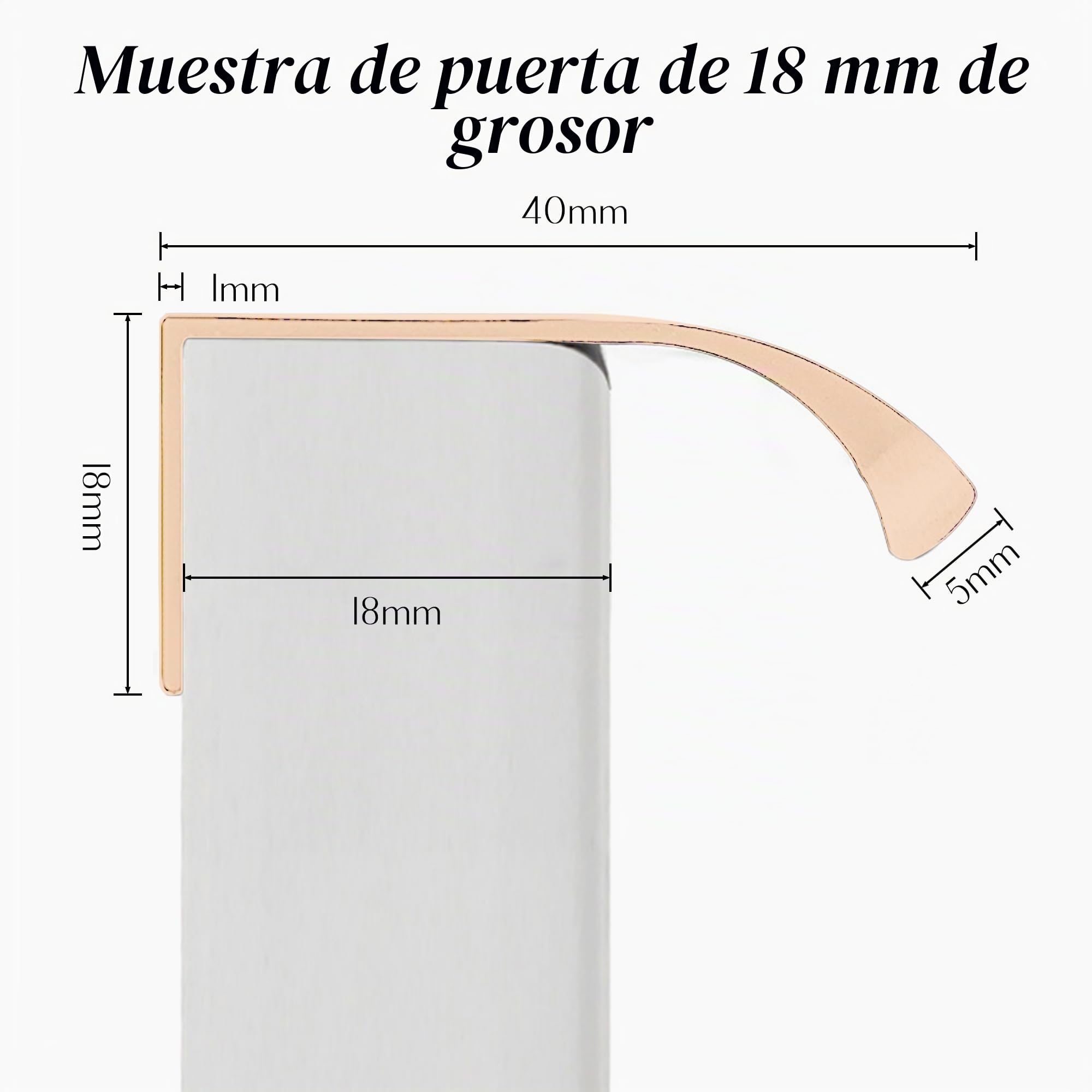 10 Piezas Tiradores Ocultos de Muebles, Tiradores de Armario Cajone, Tiradores Aluminio de Puerta para Cocina Dormitorio Baño, con Tornillos, Oro Cobre, 128mm