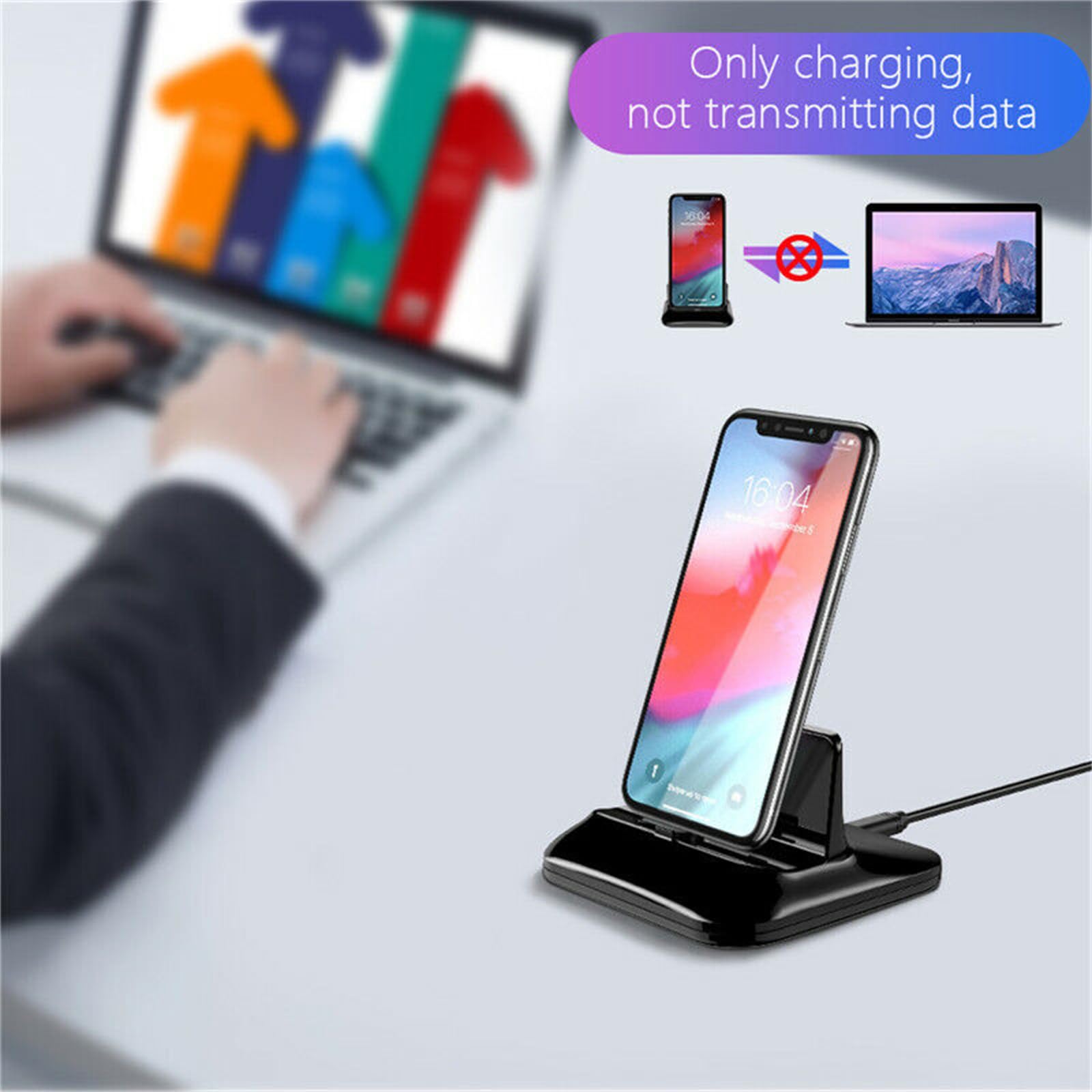 3 Ports Wireless Charger Station Fast Charging Wireless Charging Stand Cordless for Cellphone Headphone Tablet