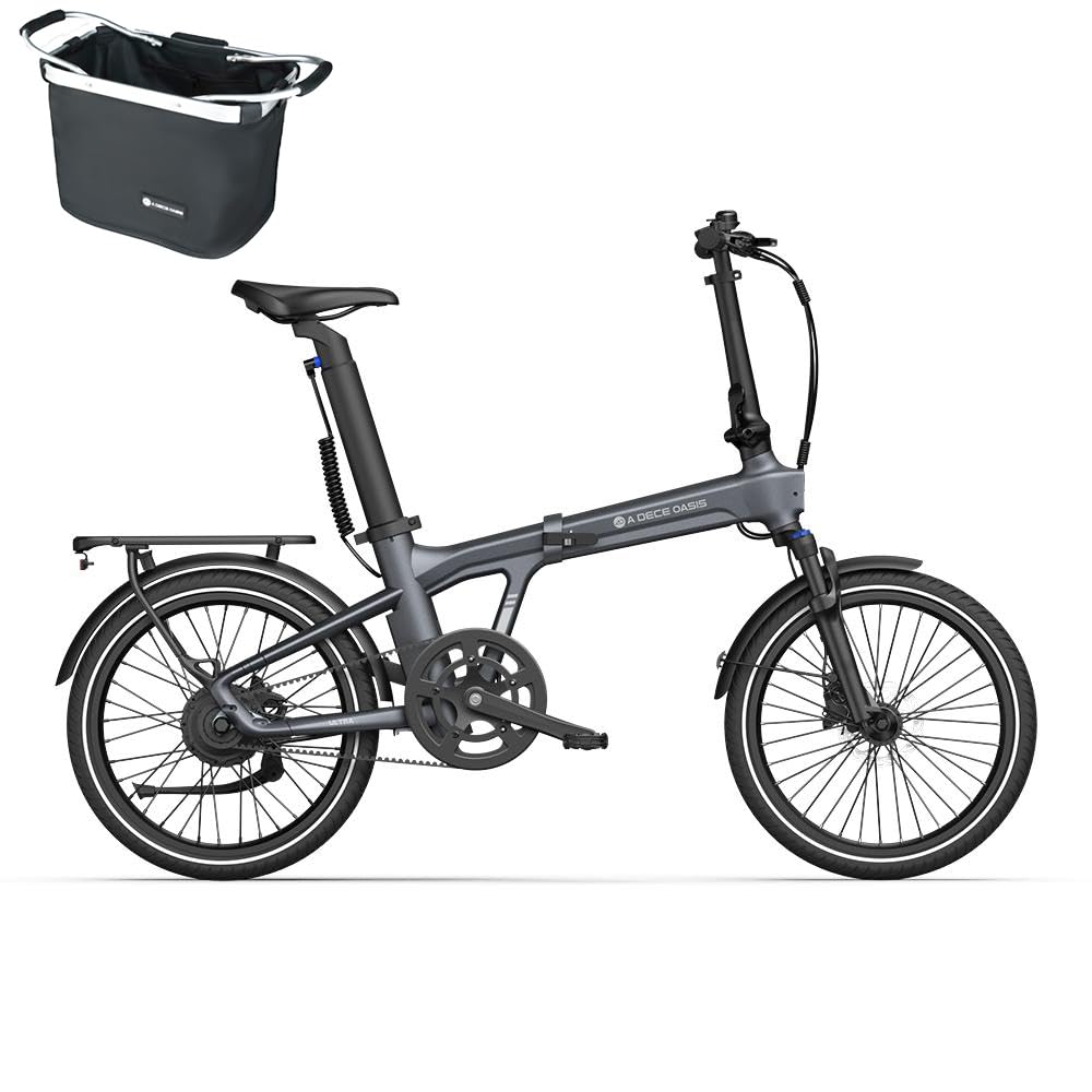 ADO E-Bike Air20Pro/Ultra, Electric Bikes,BAFANG Bürstenloser Motor,klapprad Pedelec,Riemenantrieb,20 Zoll, 2/3 Gang, ADO APP,2,4"-IPS-Display,ebike Damen/Herren
