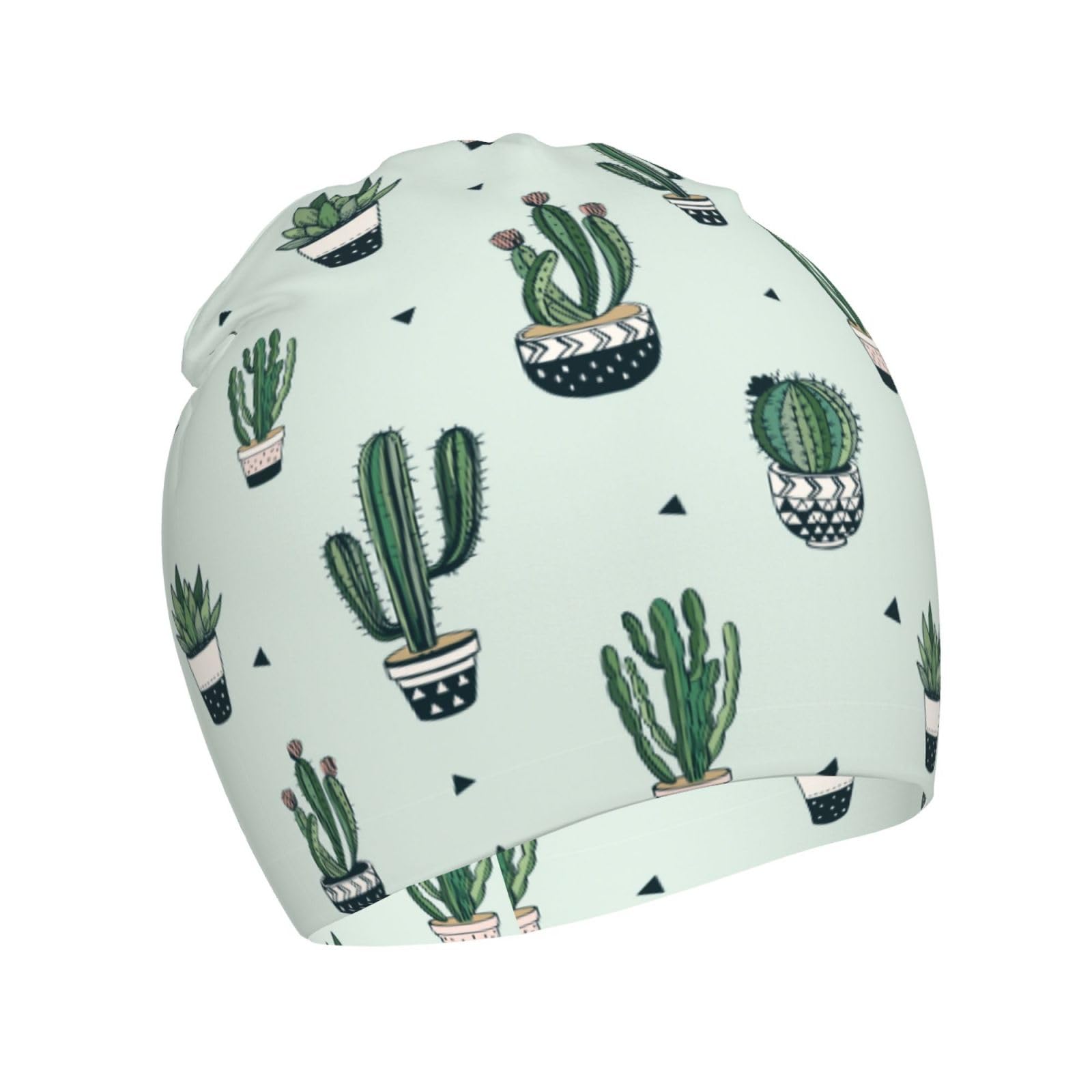 Rqzwdq Cute Cactus Kids Beanie Hats Warm Knit Beanie Cap Skull Caps Gifts Decor for Boys Girls White