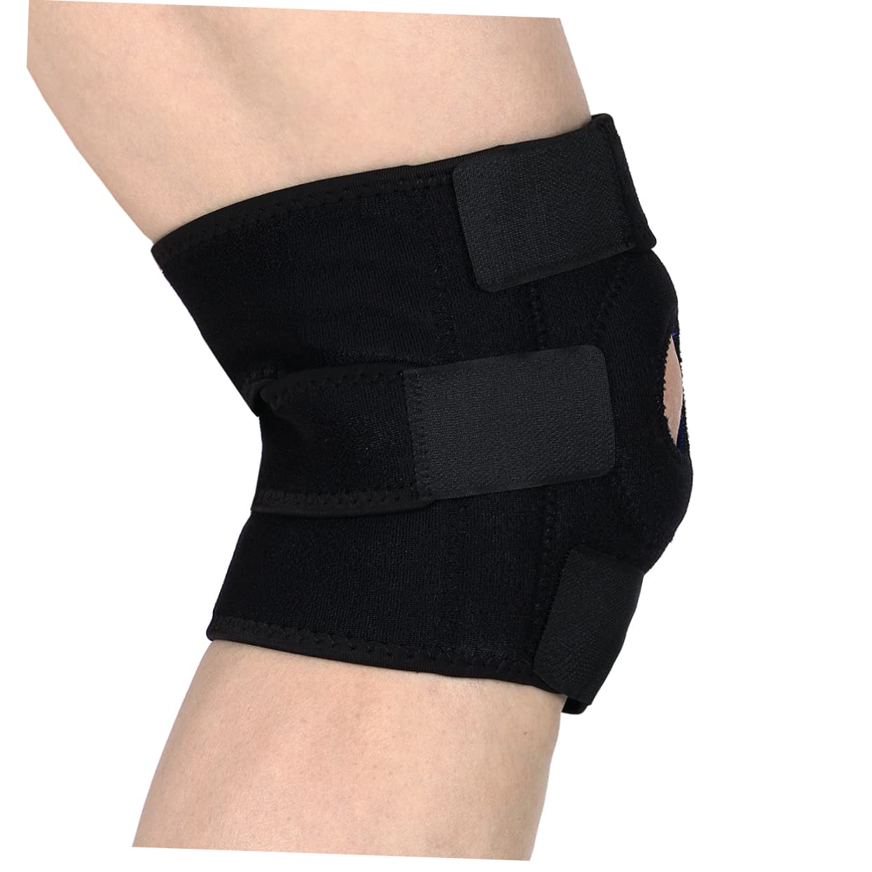 JECOMPRIS Knee Compression Sleeve for Men Running Knee Support Brace Open Patella Design