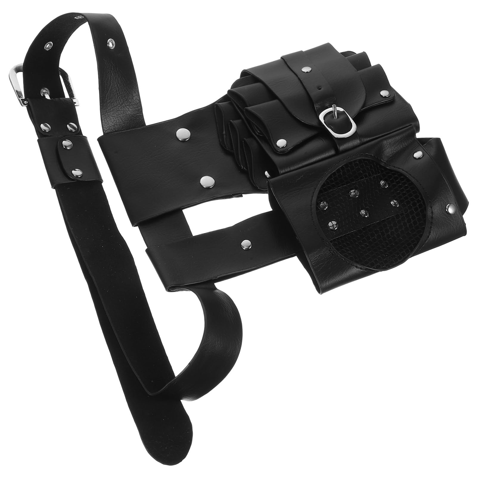 Mikinona Hairdresser Utility Belt Hairdressing Scissor Pouch for Hairdressers Barber Tool Storage Waist Bag Scissor Storage Bag