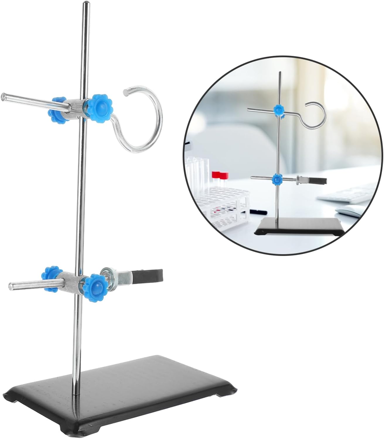 Stand Lab Retort Stand Base Support Stand for Laboratory Made of Iron School Factory Equipment Random Style
