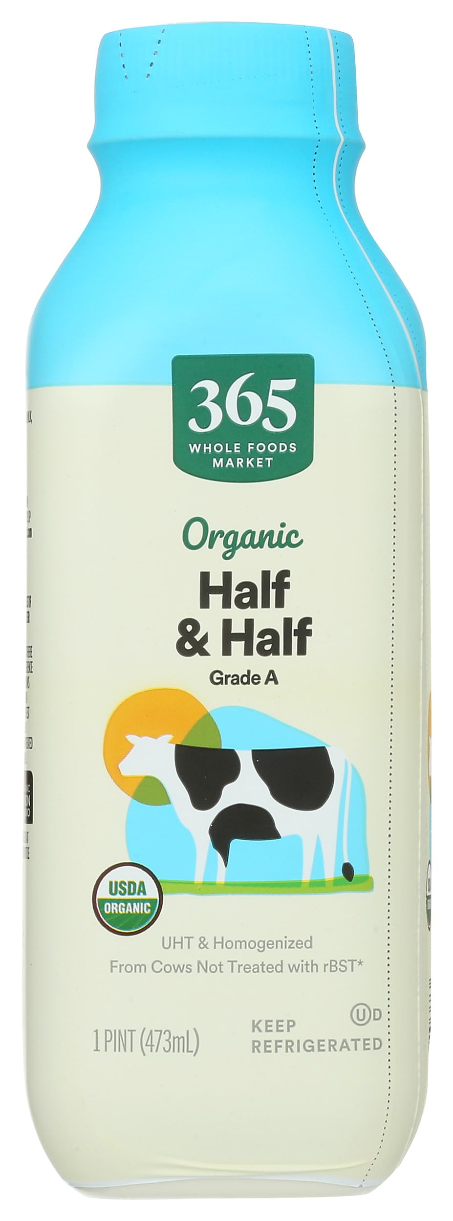 365 By Whole Foods Market Organic Half And Half 16 Ounce — view 3