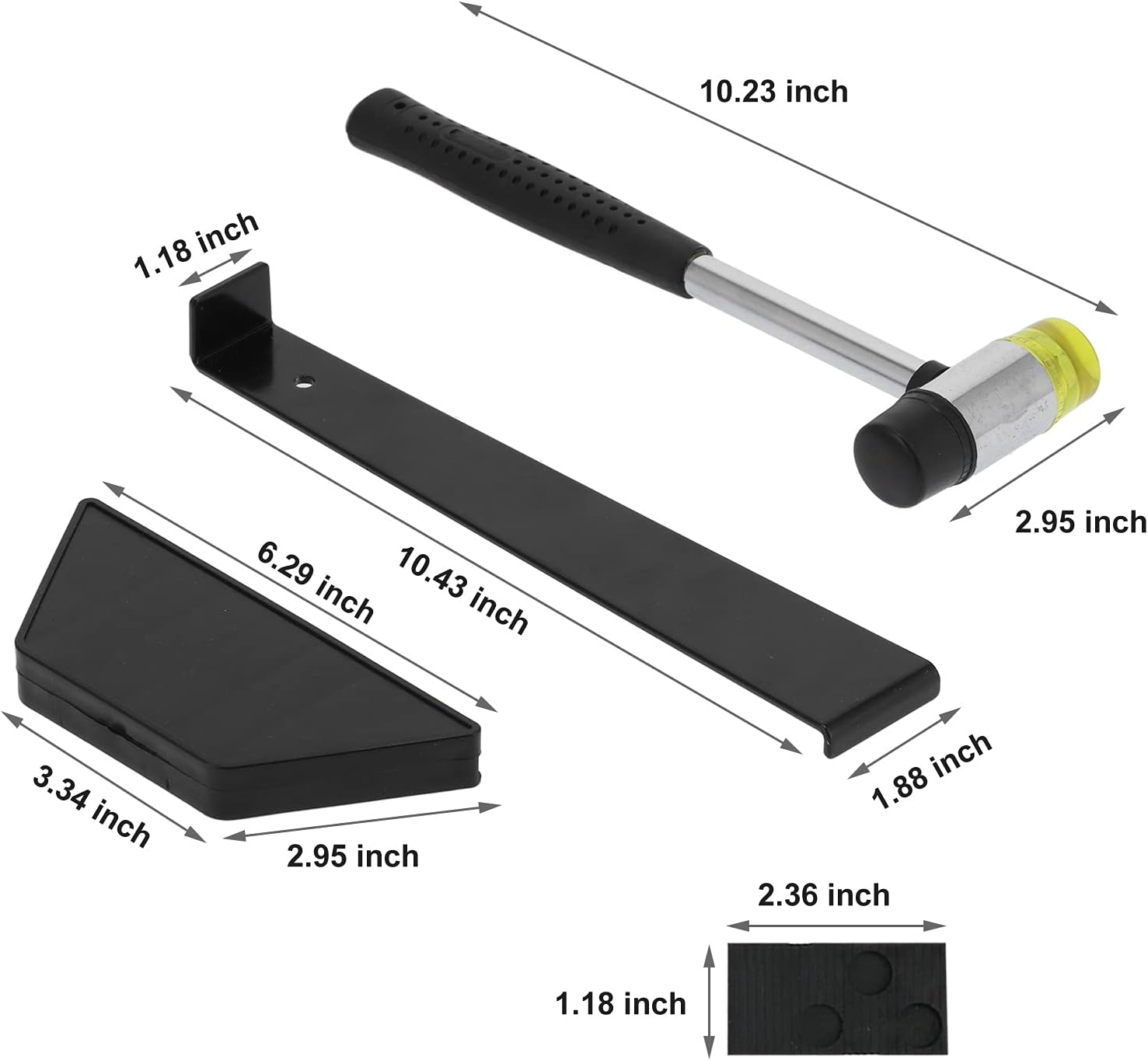 Floor Installation Tools, Tapping Block Floor Install Pull Bar Laminate Floor Installation Accessories for Home Decoration for Home Floor Decoration