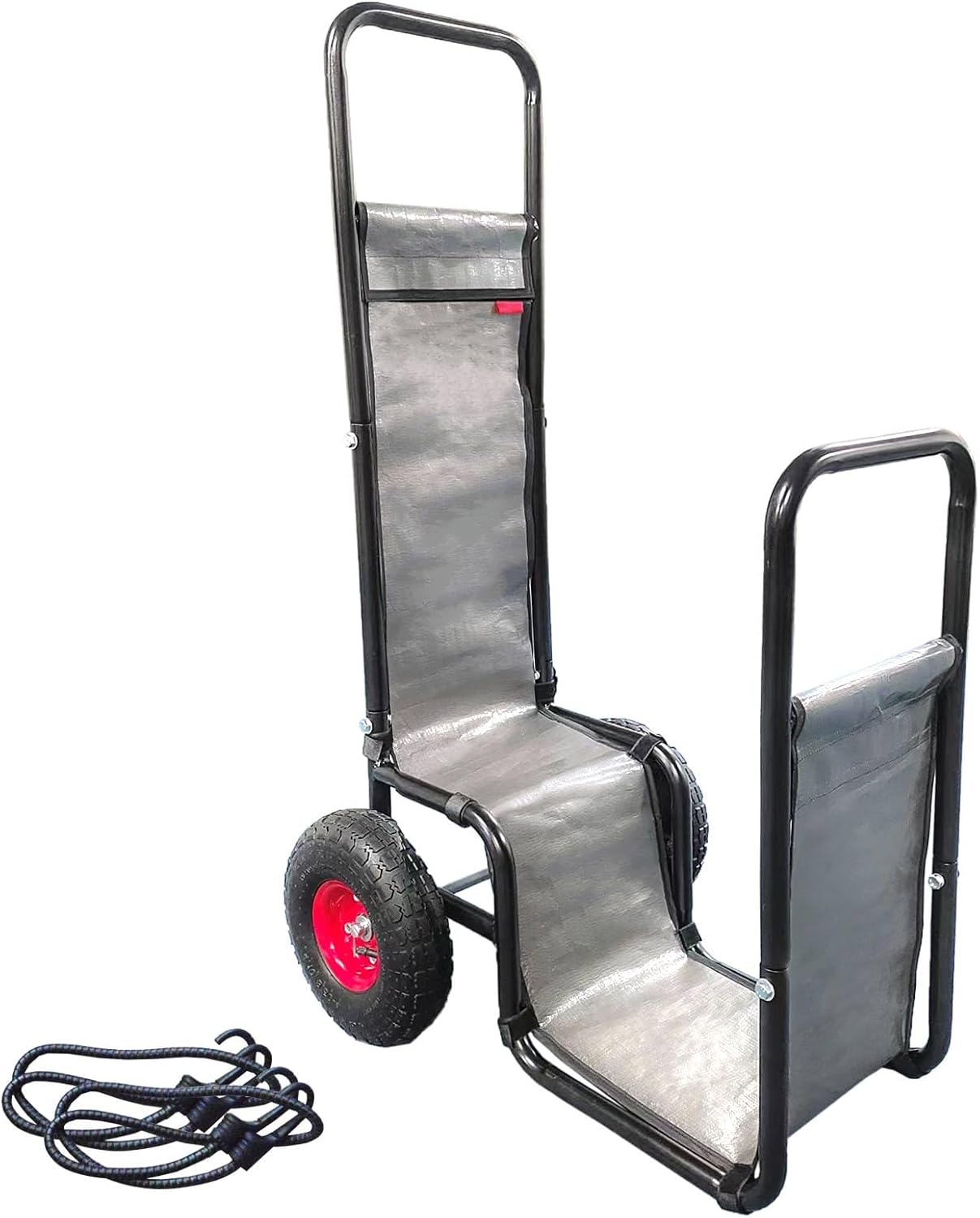 Firewood Cart with Wheels Easy to Use Firewood Log Cart Lightweight Firewood Carts