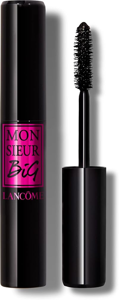Lancôme Monsieur Big Mascara Wimperntusche für bis zu 12x mehr Volumen, langanhaltende Formel für bis zu 24 Stunden Halt, intensives Schwarz
