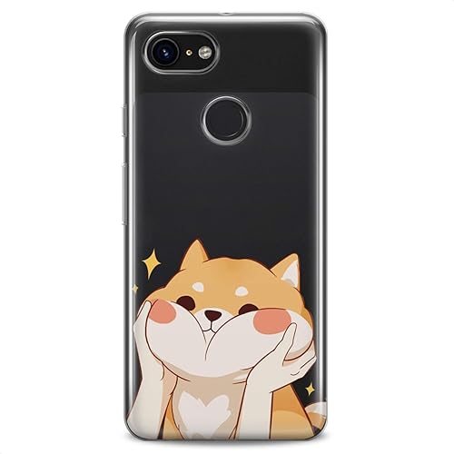 Miniatura 8 de Funda de TPU compatible con Google Pixel 9 8 Pro 7a 6a 5a XL 4a 5G 2 XL 3 XL 3a flexible impresión de silicona Shiba Inu Girl Doggy Women