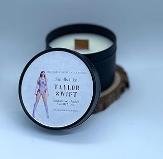 Smells Like Taylor Swift | Pop Culture Gifts | Celebrity Candles | Vegan Candles| Funny Novelty Pop Culture Gift | Celebrity Candle | 4oz