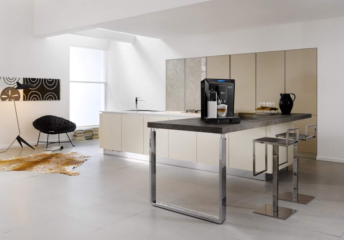 DeLonghi Ecam44.660.B Eletta Cappuccino Macchina Da Caffè Automatica, 1450 W, 2 Cups, Acciaio Inossidabile, Nero Dlsc002 Filtro Per Acqua Macchina Caffè, Filtro Acqua Addolcitore DeLonghi Ecam44.660.B Eletta Cappuccino Macchina Da Caffè Automatica, 1450 W, 2 Cups, Acciaio Inossidabile, Nero Dlsc002 Filtro Per Acqua Macchina Caffè, Filtro Acqua Addolcitore