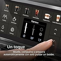 Vista 3 de Philips Máquina de café espresso totalmente automática serie 4400, sistema de leche LatteGo, molinillo integrado, 12 preajustes de café caliente