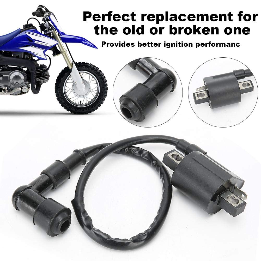 Ignition Coil With Spark Plug Wire For 1981-2009 Yamaha PW50 – Replacement Coil Assembly
