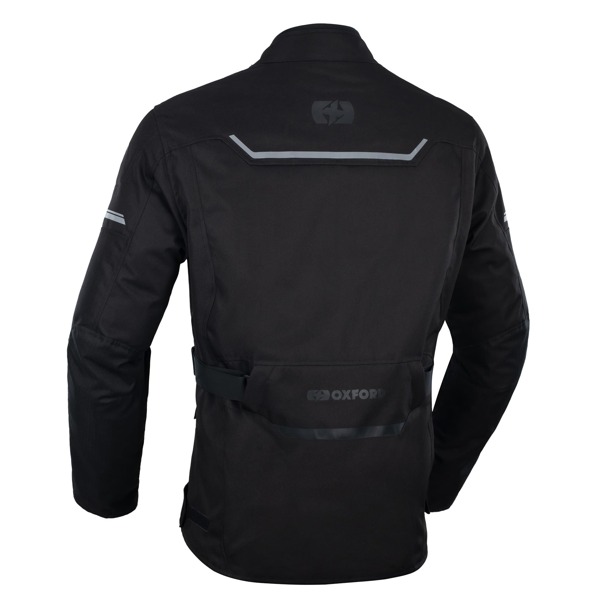 Oxford Men's Metro 2.0 Motorcycle Jacket, Stealth Black, L