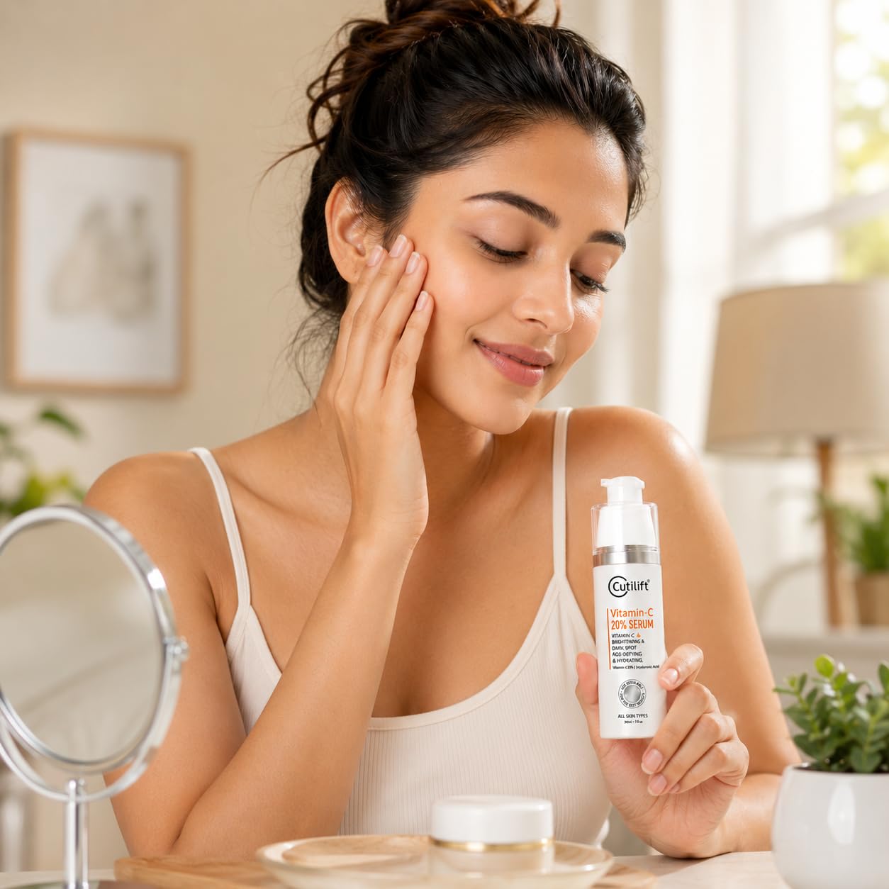 Cutilift Vitamin C 20% Serum | Brightening & Antioxidant Face Serum with Stable Vitamin C, Hyaluronic Acid & Vitamin E 30 ml 4