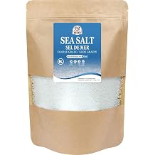 52USA Sea Salt 2lb, Coarse Grain, Salt Grinder Refill, All Natural, Perfect Coarse Sea Salts For Cooking, 32oz 1 Pack