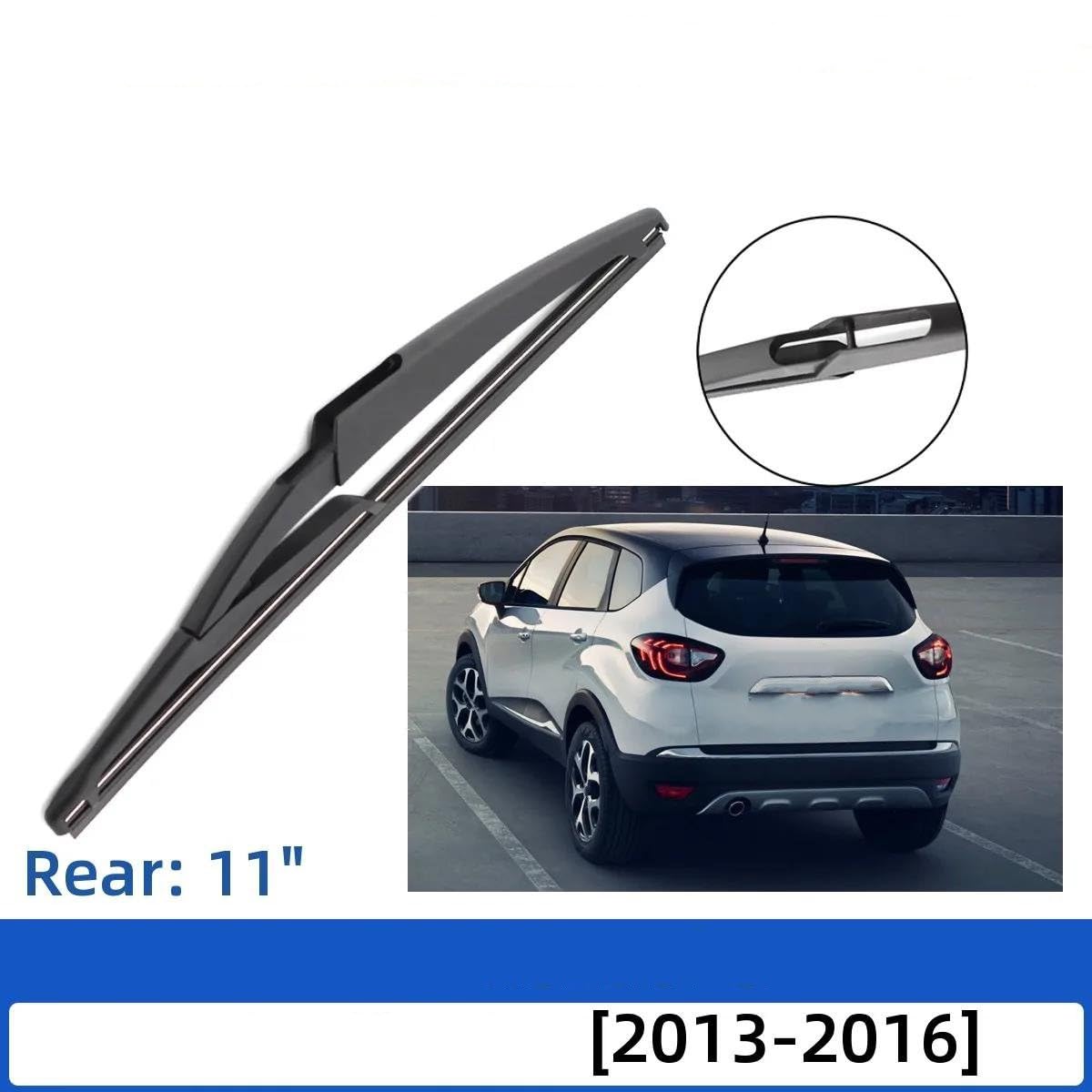 Spazzole Tergicristallo per R&enault per Captur per Kaptur 2013 2014 2015 2016 26 "+ 14" + 11 "Anteriore Spazzole Tergicristallo Posteriori Parabrezza Parabrezza Finestra Tergicristallo Auto