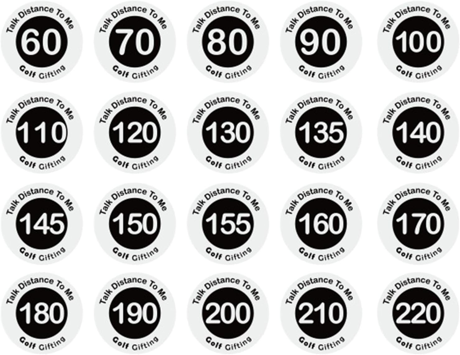 20PCS Golf Ball Markers Golf Hat Clip Golf Ball Marker Hat Clip for Optimal Shot Accuracy & Distance