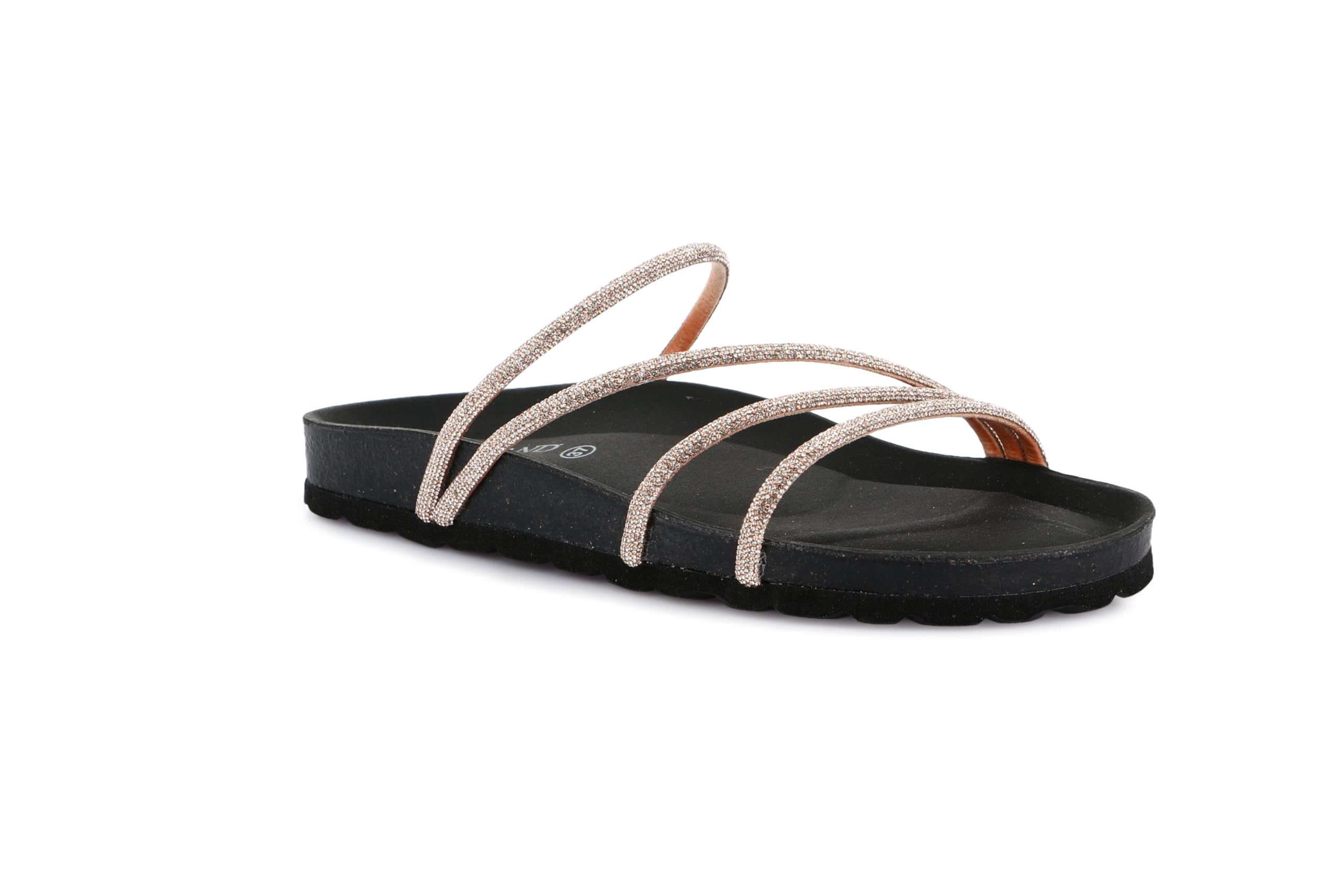 Grunland Ciabatta con listini di strass | SARA CB0836