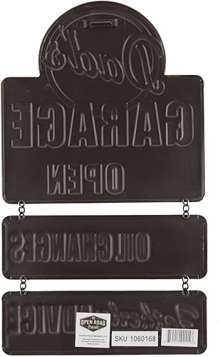 Miniatura 3 de Letrero de metal vinculado y grabado en relieve de Dad's Garage  Letrero de garaje vintage para papá  Gran idea de regalo