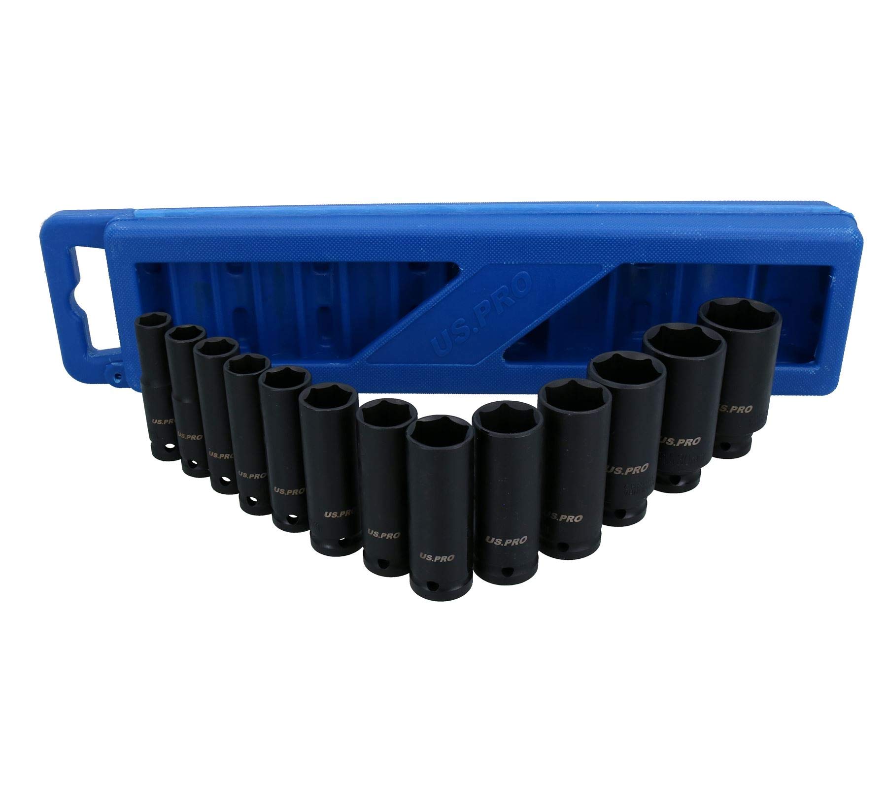 1/2" metrica profonda MM impatto interessate prese 6 facciata 13mm - 32mm 13pc